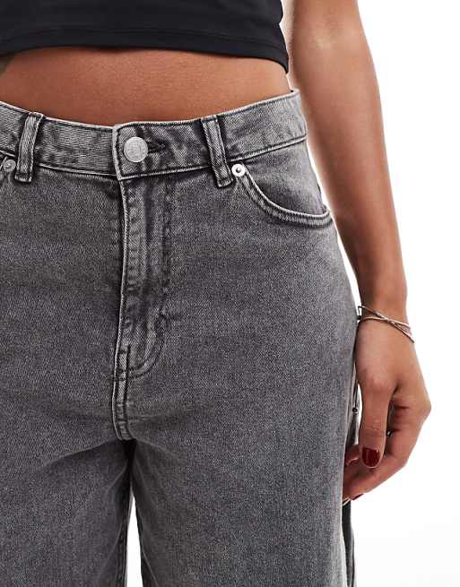 Monki wide baggy denim pants in washed gray | ASOS Monki wide baggy denim pants in washed gray | ASOS