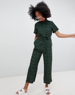 monki belted jumpsuit