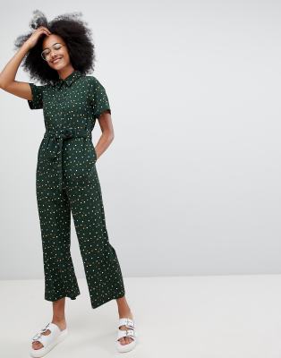 monki belted jumpsuit