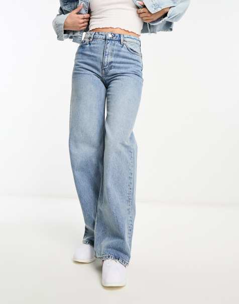 Monki - Yoko - Jean ample - Bleu moyen - view 1