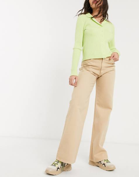 Damesjeans met wijde pijpen F.A.M. Paris Fauve | Made in Paradis