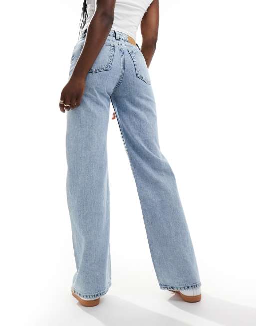 [LOW CLASSIC] /☆ 24SS WIDE-LEG JEANS / LIGHT BLUE No Man Wide Leg Jeans ☆ Light Wash – Rock N Rags