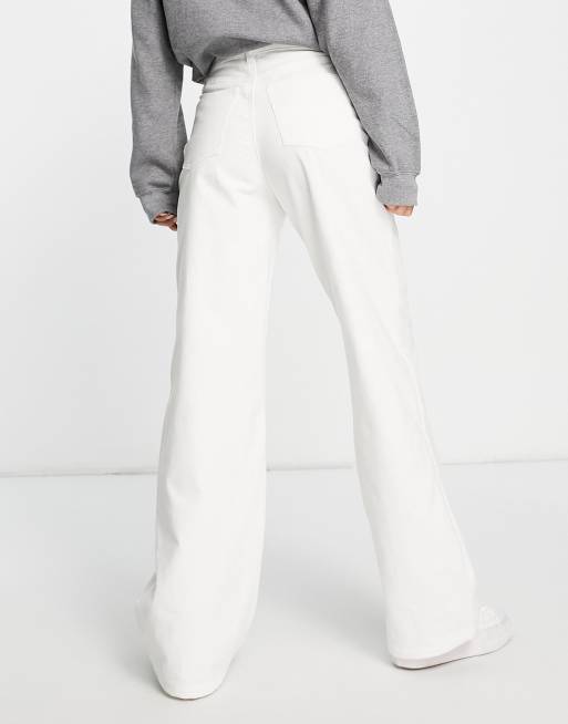 White cord sale trousers