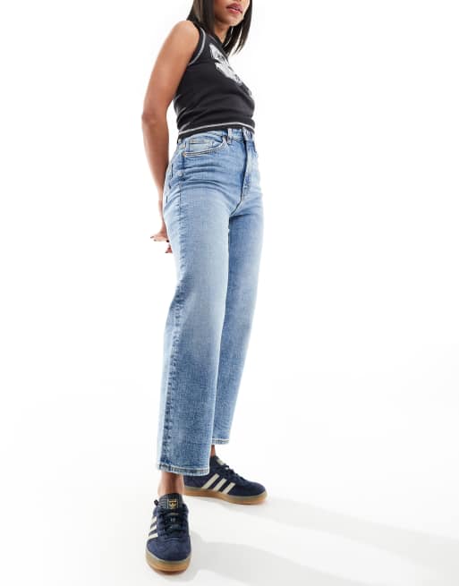 Monki jeans straight leg store