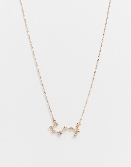 Monki Zindy constellation necklace in gold