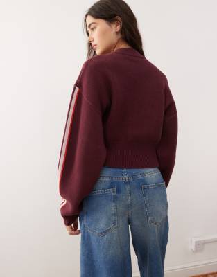 トップス N.HOOLYWOOD Burgundy SILK&CAMEL Cardigan トップス N.HOOLYWOOD Burgundy SILK&CAMEL Cardigan N