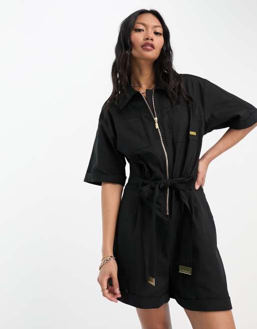 Mono corto negro Reyes de Barbour International | ASOS