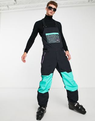 Mono de esquí negro azul High de Quiksilver ASOS