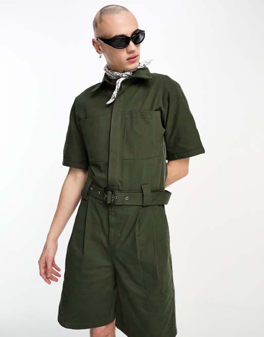 Mono estilo worker caqui con diseño utilitario de sister jane, 4 de 4