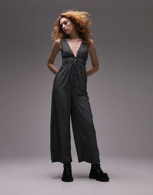 Mono largo tipo pichi con estampado de estrellas de Topshop ASOS