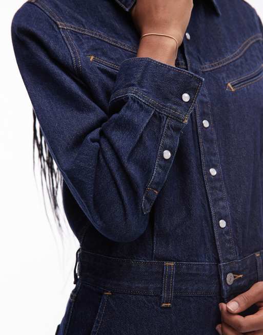 Mono vaquero largo azul añil de pernera ancha Rinoa de Levi's, 2 de 4