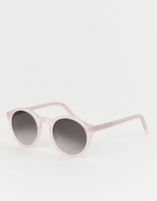 Monokel Eyewear - Barstow - Ronde zonnebril in roze