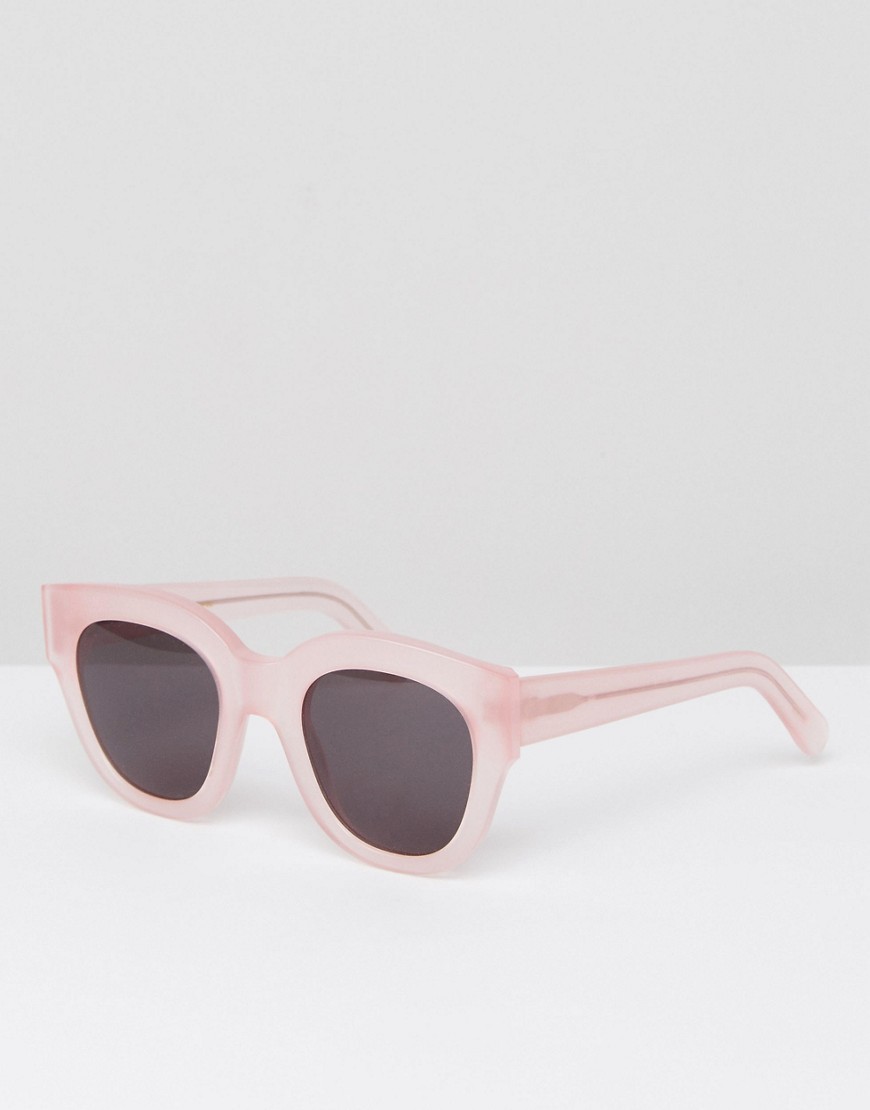 Monokel Eyewear – Cleo – lyserøde cat eye-solbriller-Pink