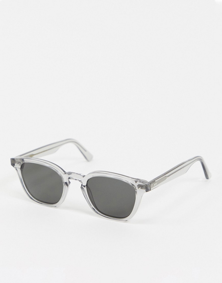 Monokel Eyewear - Monokel - ronde zonnebril in grijs