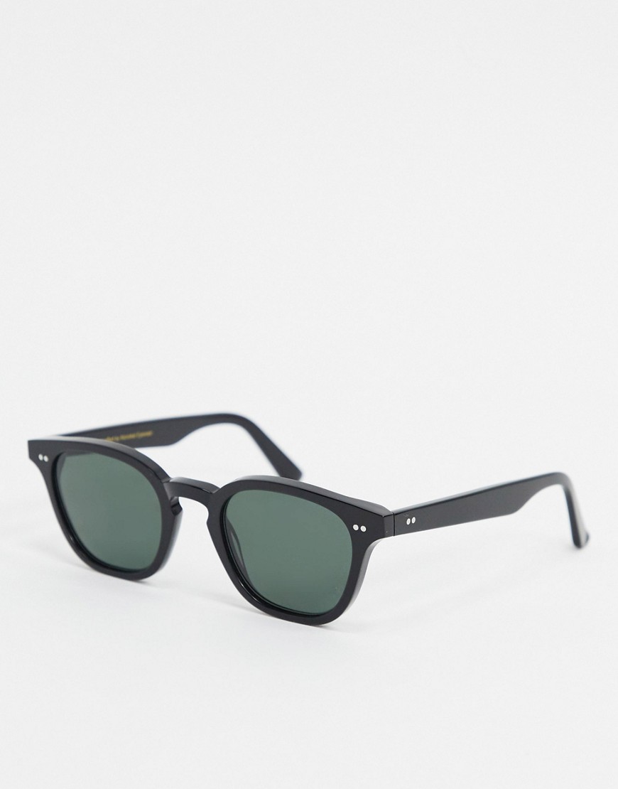 Monokel - Ronde zonnebril in zwart