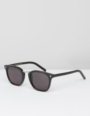 Monokel Square Sunglasses Ando  in Black ASOS