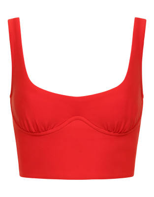 Montce Cherry Kaia Tank Top In Red