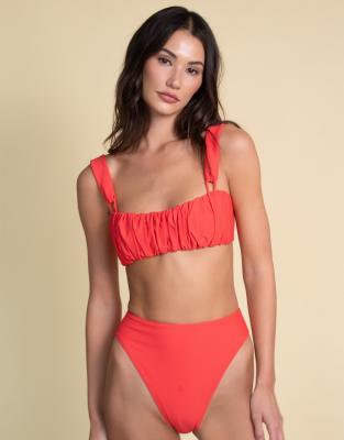Montce Cherry Paula Bikini Bottoms-red In Red