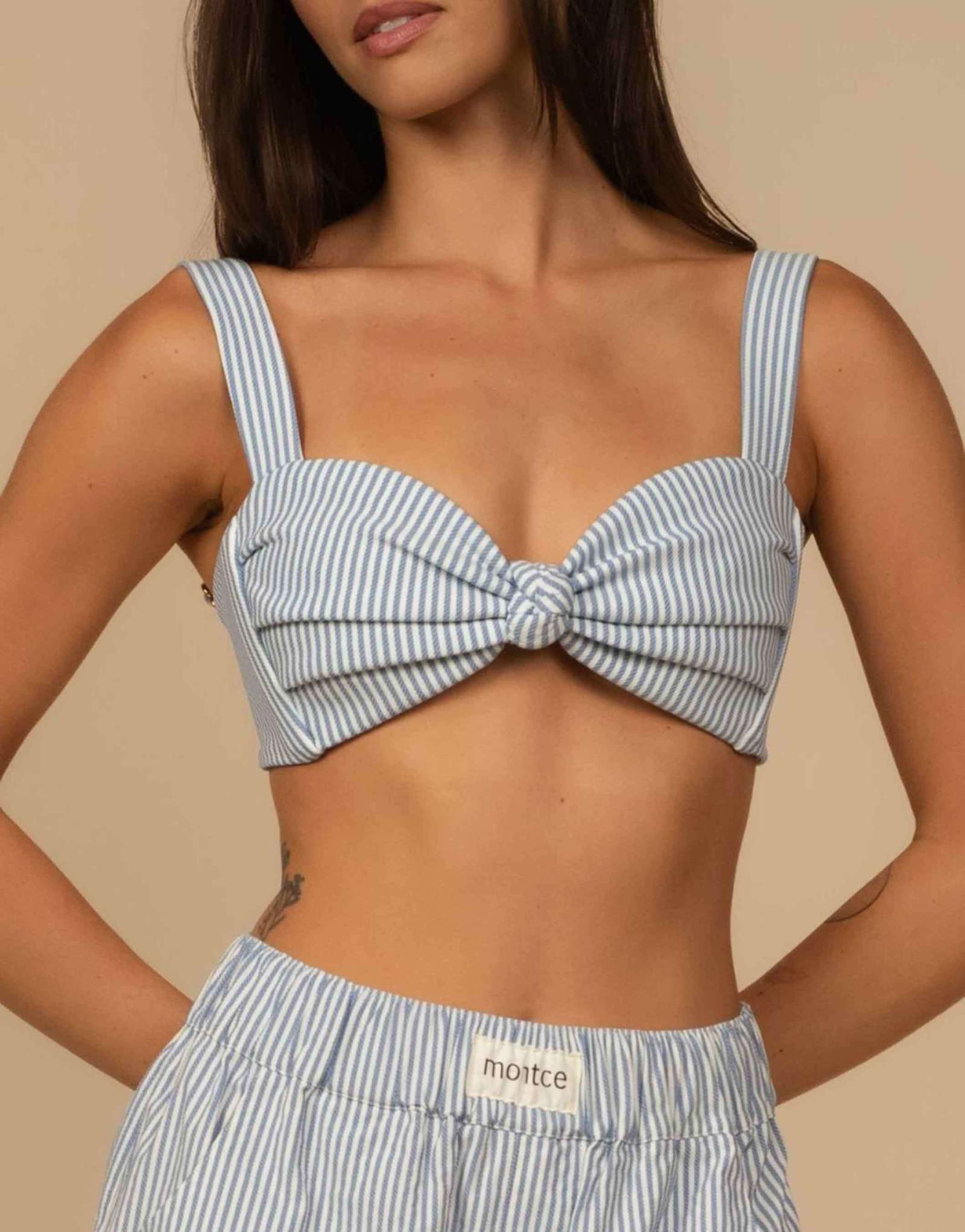 Бикини-топ MONTCE hayden в классическую синюю полоску