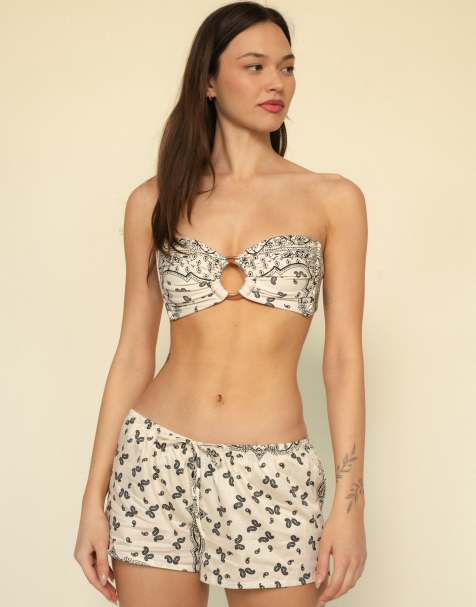 MONTCE Ivy Bandana low-rise drawstring shorts - view 1