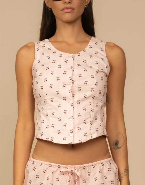 MONTCE jane tank in cherries - view 1