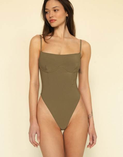 MONTCE jonah one-piece in khaki green - view 1