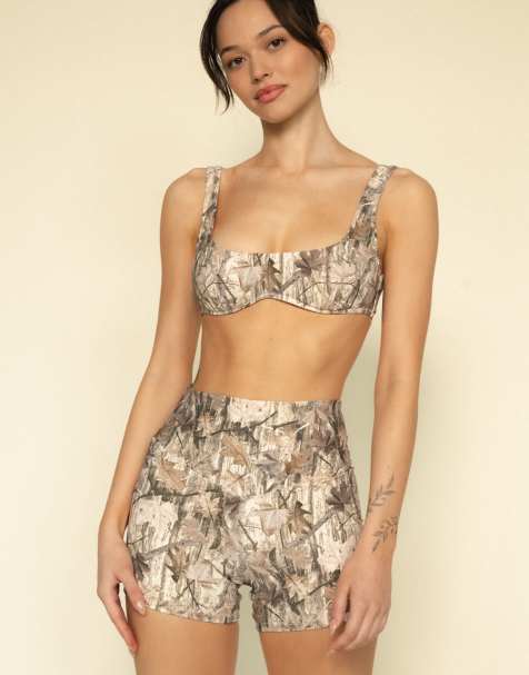 MONTCE kaia athletic top in camo - view 1