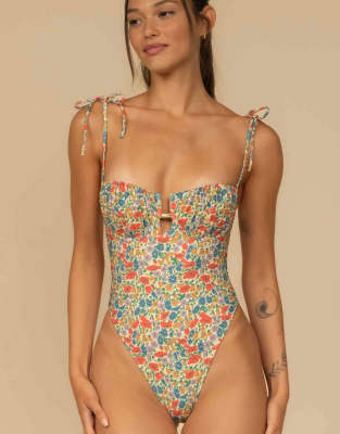 Montce Petal One-piece In Multi