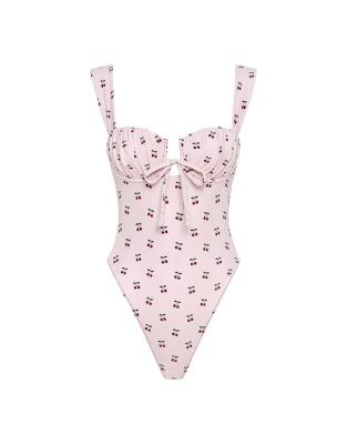 Montce Petal Underwire One-piece Swimsuit In Pink