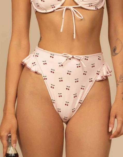 MONTCE Cherries pia bikini bottom in cherries