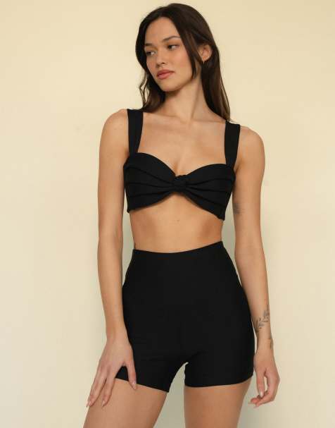 MONTCE Sable hayden pleated bikini top - view 1