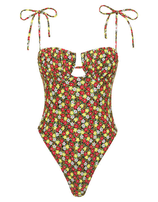 MONTCE Sienna floral Petal one-piece in Sienna floral