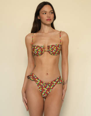 Montce Sienna Floral Simonette Bikini Top-multi