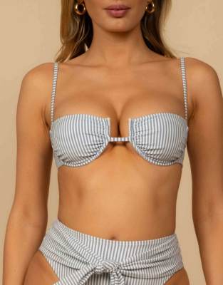 Montce Simonette Bikini Top In Multi