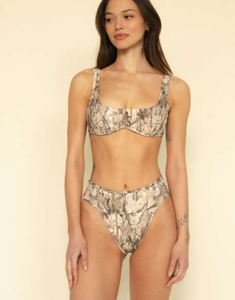 MONTCE tamarindo bikini bottoms in camo - view 1