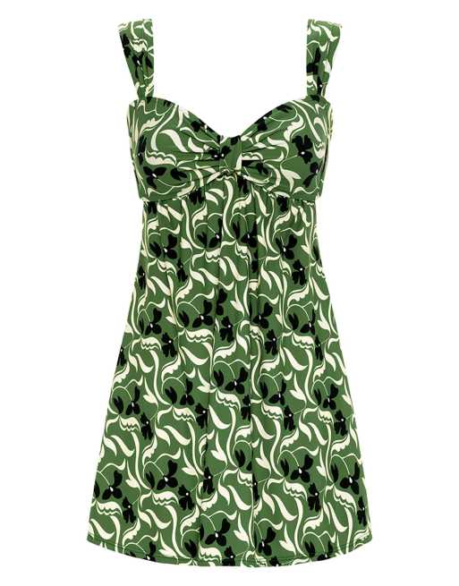 vivien leigh green dress Lucie Linen Mini Dress main image 1