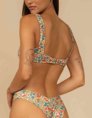 Montce Zoe Bikini Top In Blue