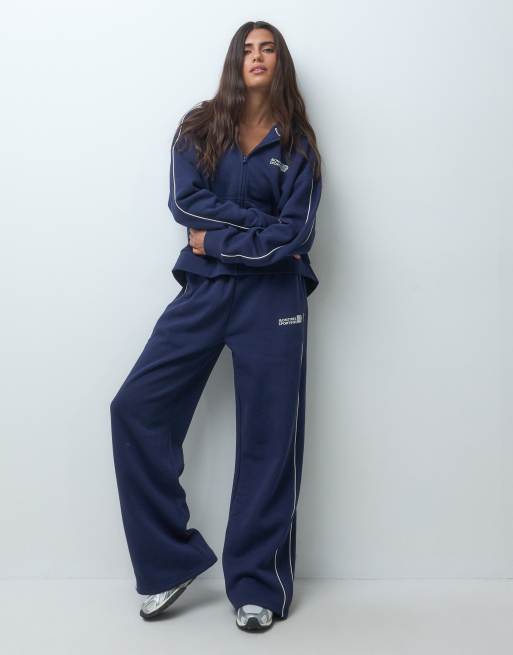 Montirex 19 full zip hoodie in noir blue, 2 of 5