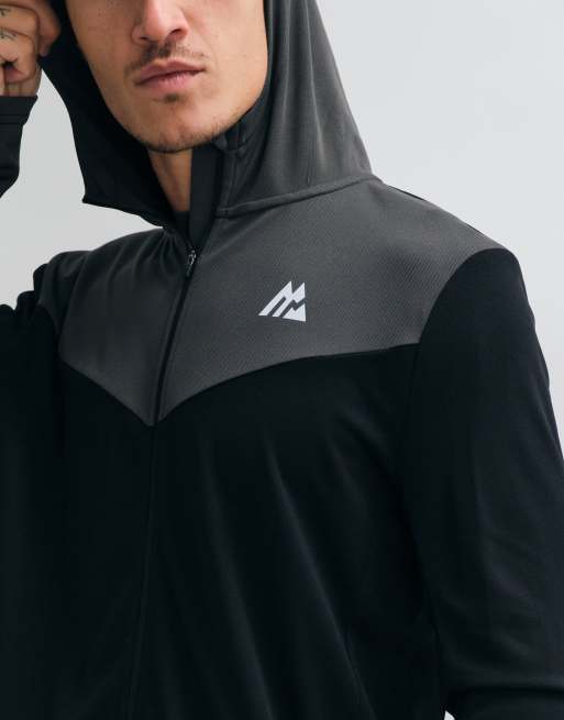 Montirex agility 2.0 tracksuit in black and asphalt, 2 of 5