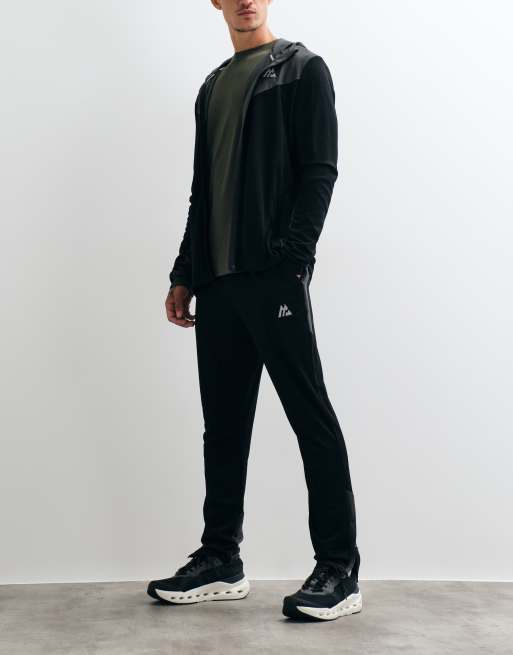 Montirex agility 2.0 tracksuit in black and asphalt, 4 of 5