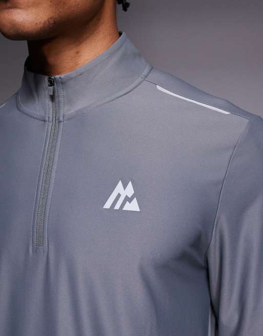 Montirex Charge 2.0 1/2 zip in grey, 5 of 5