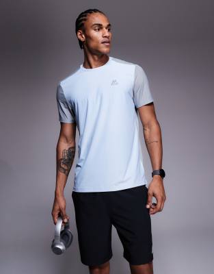 Charge 2.0 - T-Shirt in Blau und Grau Blau XL