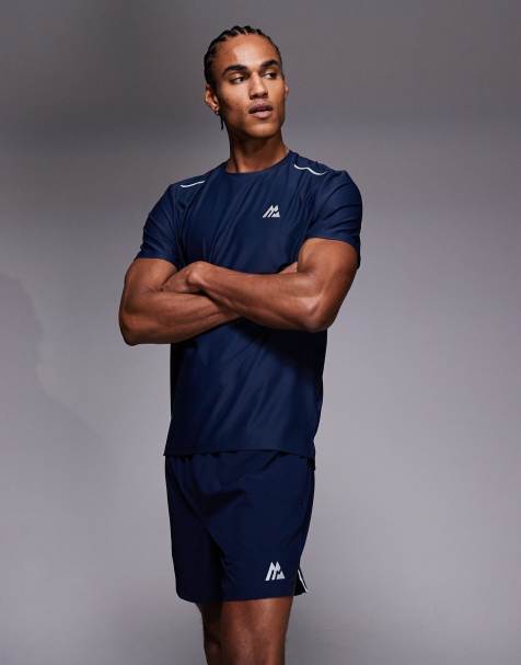 Montirex Charge 2.0 t-shirt in navy - view 1