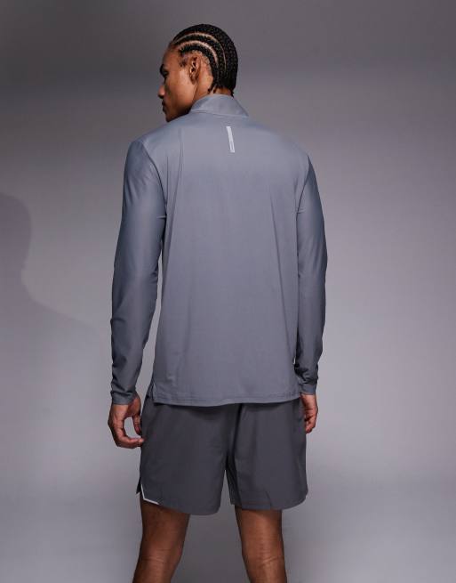 Montirex - Charge 2.0 - Top con zip corta grigio, 3 di 5