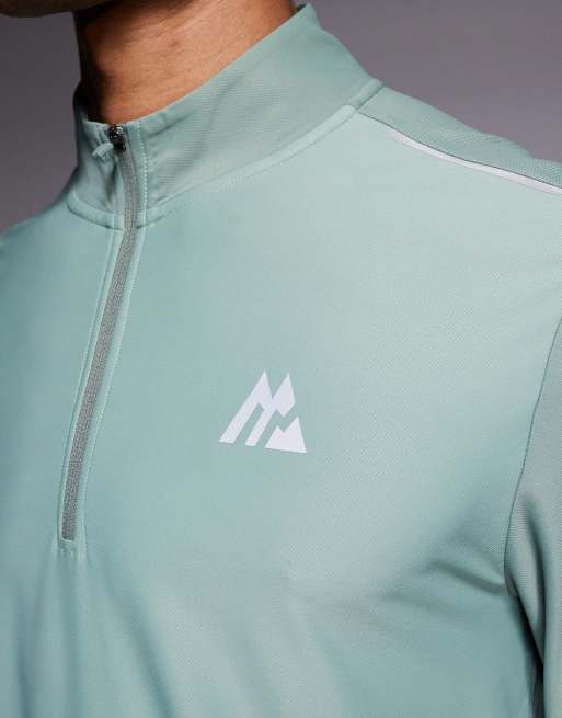 Montirex - Charge 2.0 - Top con zip corta verde, 5 di 5