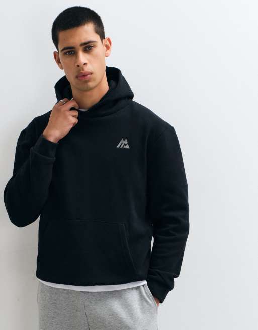 Montirex Essential hoodie with logo in black, 2 of 5