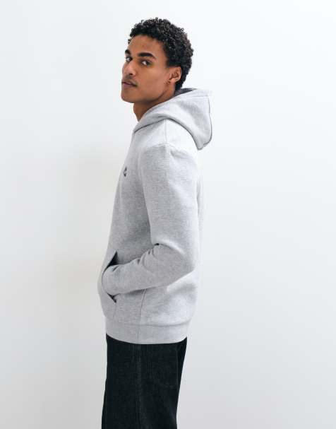 Montirex Essential hoodie with logo in grey marl - view 1
