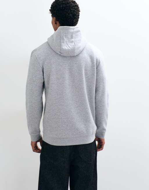 Montirex Essential hoodie with logo in grey marl, 3 of 5