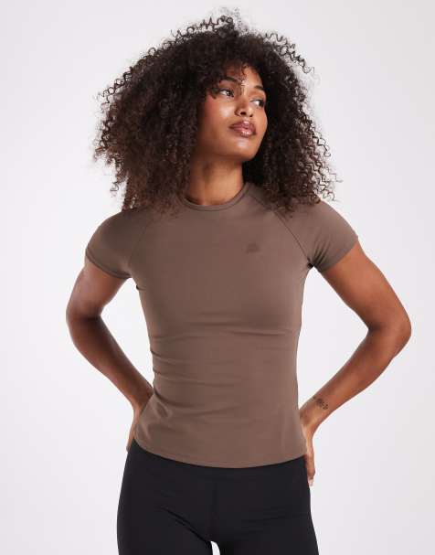 Montirex Form baby tee in brown - view 1