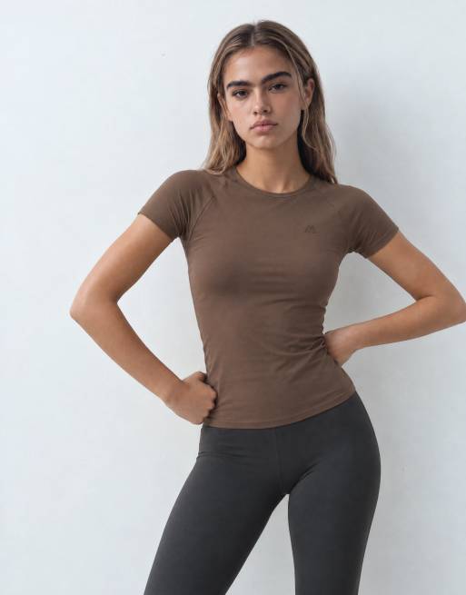 Montirex Form baby tee w brązowym kolorze, 5 z 9